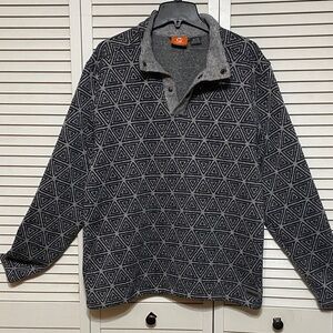 Merrell Pullover Geometric Polar Fleece Size XL